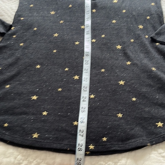 victoria's secret pink i've been good gray nightgown gold stars print Sz XS - Picture 7 of 8